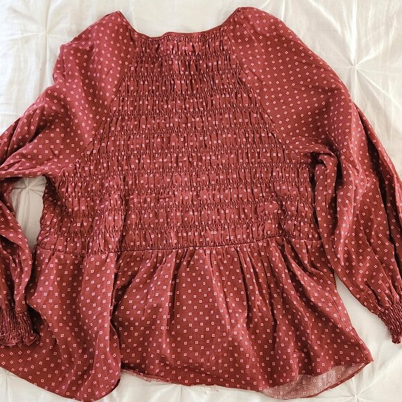 Long Sleeve, Smocked, Ava & Viv, 1X - Picture 2 of 4